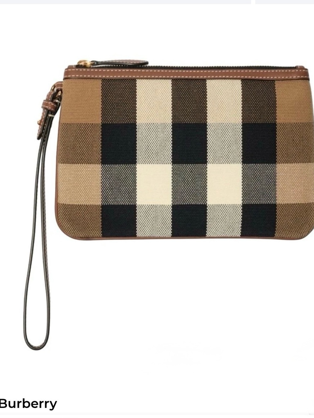 NWT burberry clutch